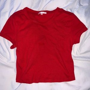 red tee